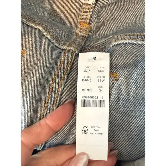 NEW J.Crew Jeans Women 34 Blue Medium Wash Boyfriend Slouchy Distressed - Picture 10 of 11